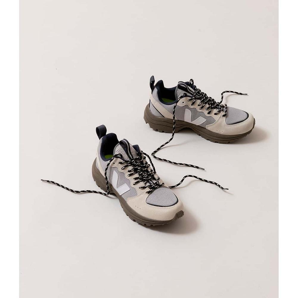 Women's Veja VENTURI B-MESH Running Shoes Silver/White | ZA 441FDN